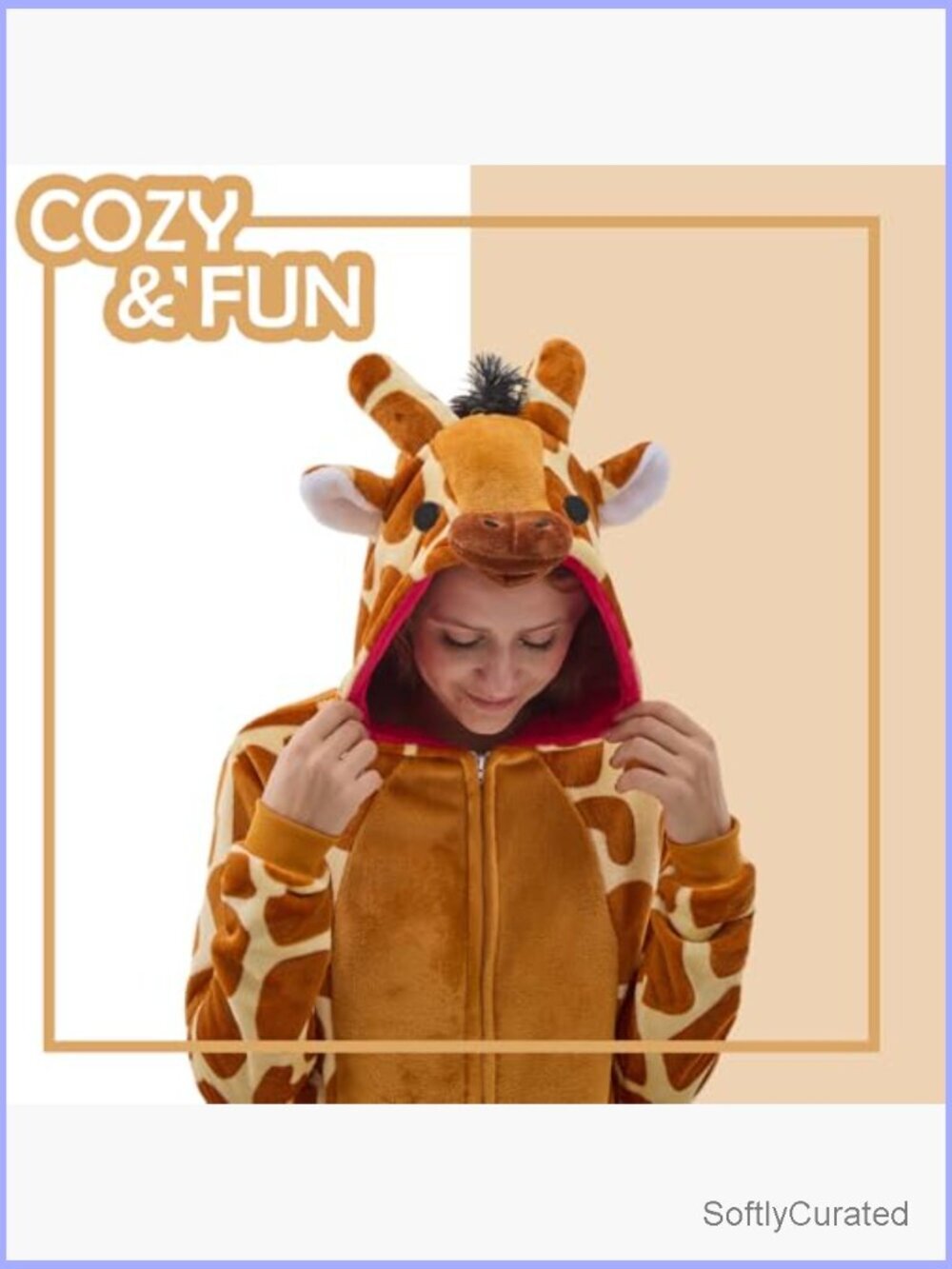 Unisex Adult Onesie Pajama Animal One Piece Sleepwear - Picture 3 of 7